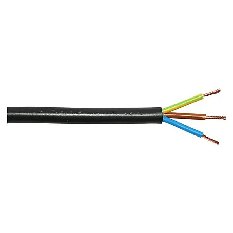 Schlauchleitung Meterware H05VV-F 3G1,0 mm²