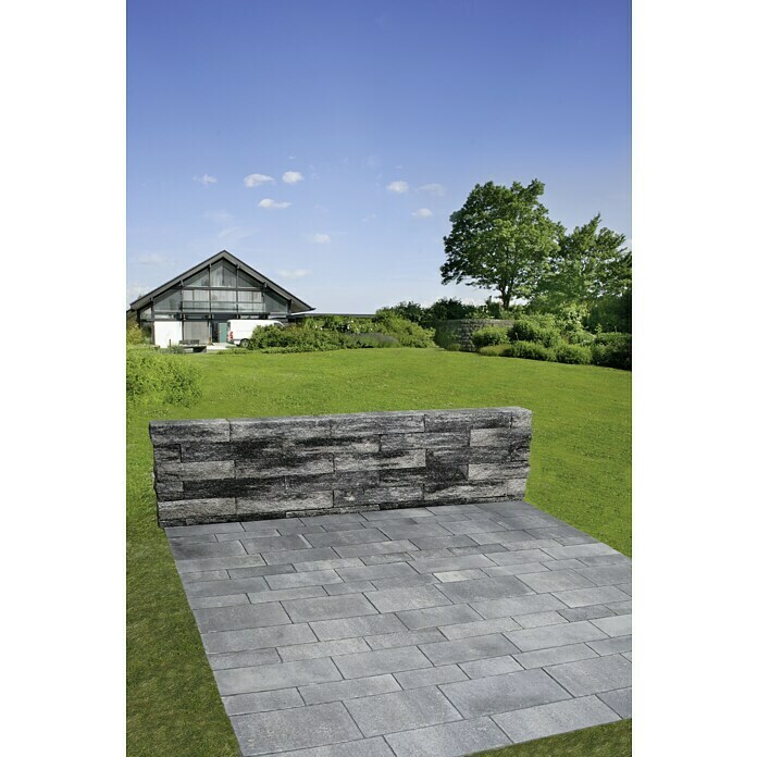 EHL Mauerstein Anzio (Grau/Anthrazit, 60 x 15 x 12 cm, Beton)