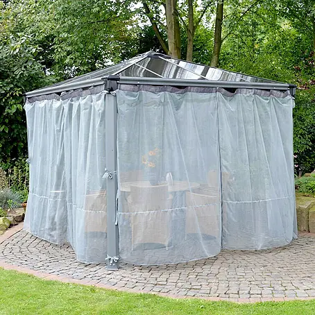 Palram – Canopia  Fliegengitter-Vorhang für Pavillon Palermo