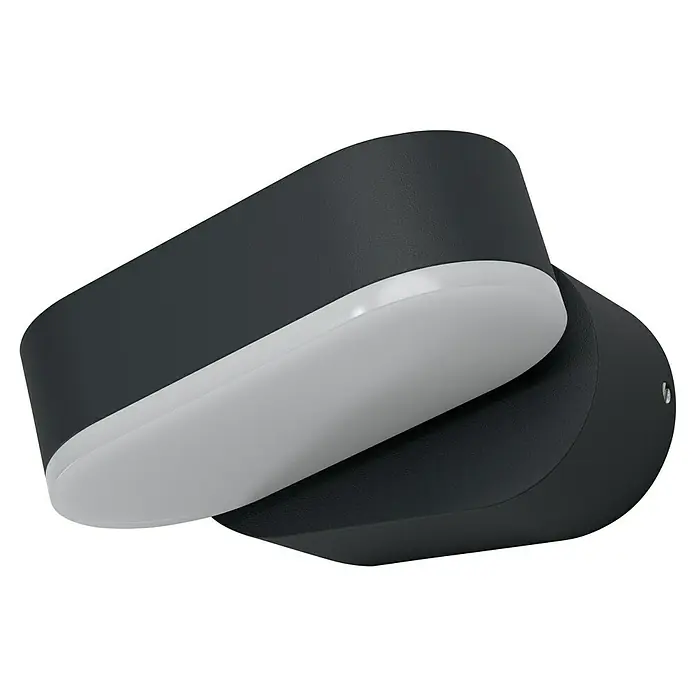 Ledvance LED-Außenwandleuchte Endura Style Mini Spot - 8 W, 100 x 230 x 54 mm, Grau, IP44 - Elegante, moderne LED-Wandleuchte in Anthrazit mit indirekter Beleuchtung für den Innen- und Außenbereich. Stilvolle Lichtquelle für Ihr Zuhause.