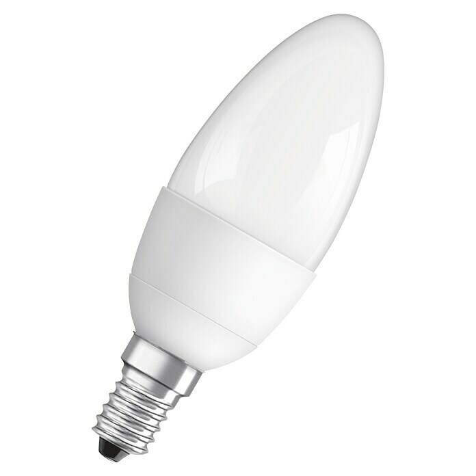 Osram LED-Leuchtmittel Classic B403 Stk., 5,3 W, E14, Warmweiß Front View