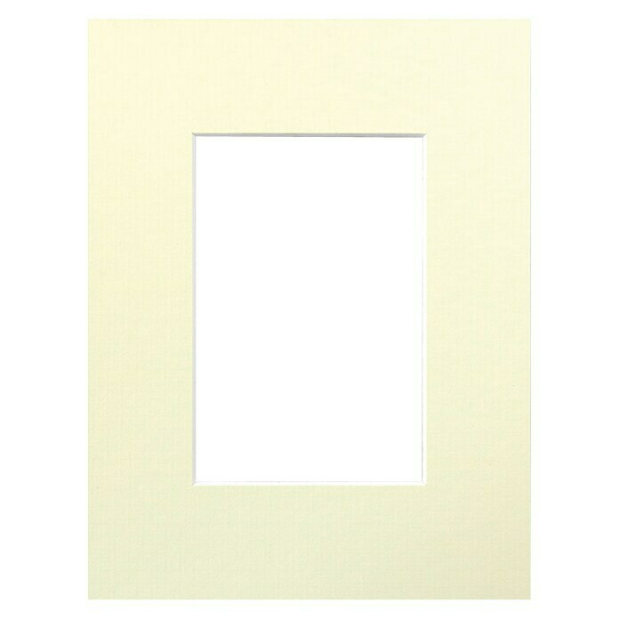 Nielsen Passepartout White Core (Bisquit, L x B: 18 x 24 cm, Bildformat: 10 x 15 cm)