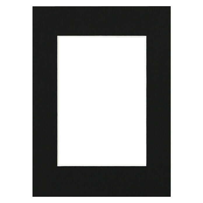 Nielsen Passepartout White Core (Schwarz, L x B: 13 x 18 cm, Bildformat: 9 x 13 cm)