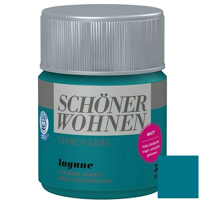 Schöner Wohnen Muurverf (Lagune, 50 ml, Mat)