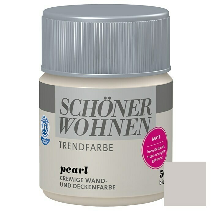 Schöner Wohnen Muurverf (Pearl, 50 ml, Mat)