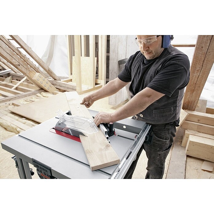 Bosch Professional Namizna krožna žaga GTS 10 J  (1.800 W, Premer žaginega lista: 254 mm, Globina reza pri 90 °: 79 mm) | 2310 - Tischkreissägen Marke | BBDJ - Kompaktmasch stationär / Sägen | BBD - Elektro WZ/Großmaschinen | BB - ElektroWZ/Großmaschinen | B - Werkz/Masch/Maschzubeh/Auto | BAUHAUS