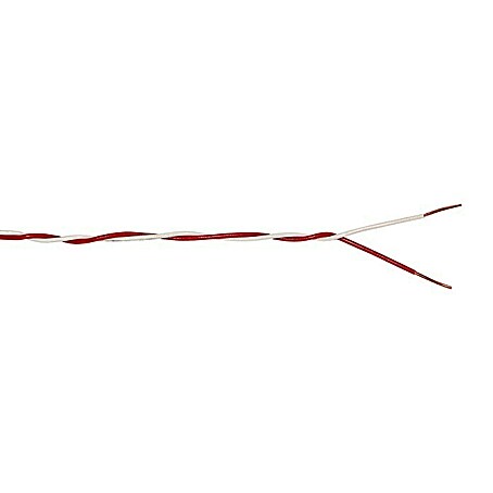 Klingeldraht YK 2x0,6 mm² (Anzahl Adern: 2, 20 m, Rot/Weiß)