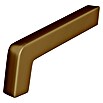 Sarei Seitenteile (PVC, Braun, 150 x 30 x 40 mm, 2 Stk.)