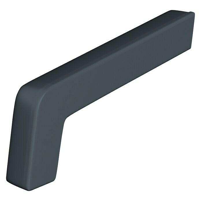 Sarei SeitenteilePVC, Anthrazit, 225 x 30 x 40 mm, 2 Stk. Left Side View