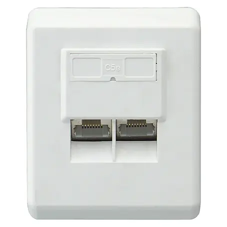 Schwaiger Netzwerk-Anschlussdose CAT 6