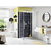 Camargue Duschwand Top-Roller (90 x 210 cm, Stärke: 6 mm, Wonderclean-Beschichtung)
