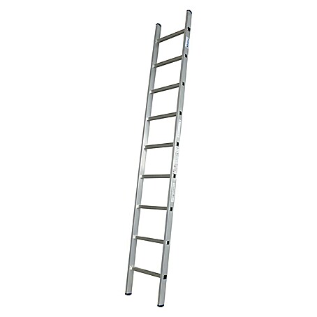 Krause Stabilo Anlegeleiter (Anzahl Tritte: 9 Stk., Arbeitshöhe: 3,6 m, Aluminium)