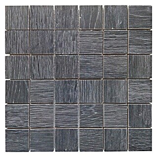Malla mosaico Wood (29 x 29 cm, Antracita)