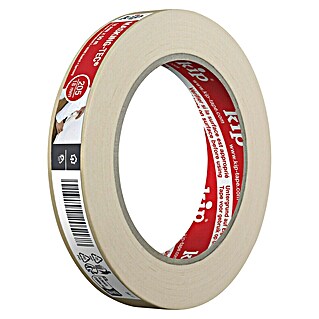 Kip Fina krep samoljepljiva traka (Samoljepljivo, 50 m x 18 mm x 0,13 mm, Otpornost na temperaturu: Do 80 °C)
