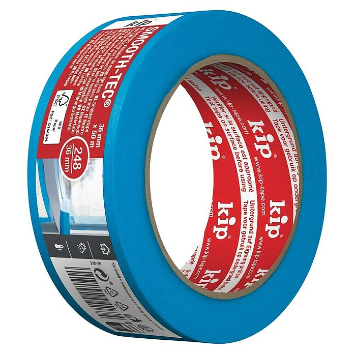 Kip Feinkreppband SMOOTH-TEC 248 (Blau, 50 m x 36 mm) | BAUHAUS