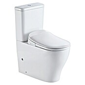 Pack de WC adosado Smart Vanda (Sin borde de descarga, Salida WC: Vertical, Con mando a distancia, Blanco) | BAUHAUS