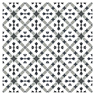 Malla mosaico Prado (29 x 29 cm, Azul, Mate, 8 pzs.)