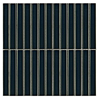 Malla mosaico Line (29,9 x 29,9 cm, Blue, Brillante, 8 pzs.)
