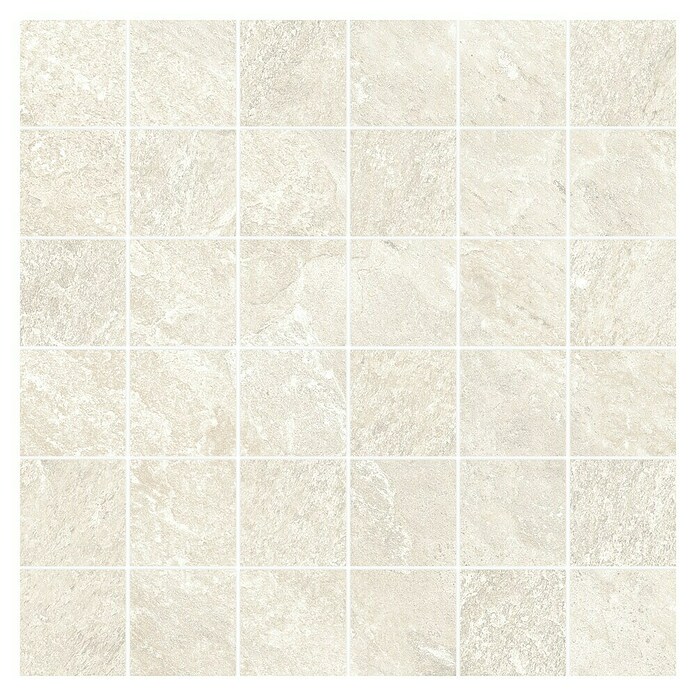 Malla mosaico Gavarnie (29 x 29 cm, Ivoire, Mate, 8 pzs.) | BAUHAUS