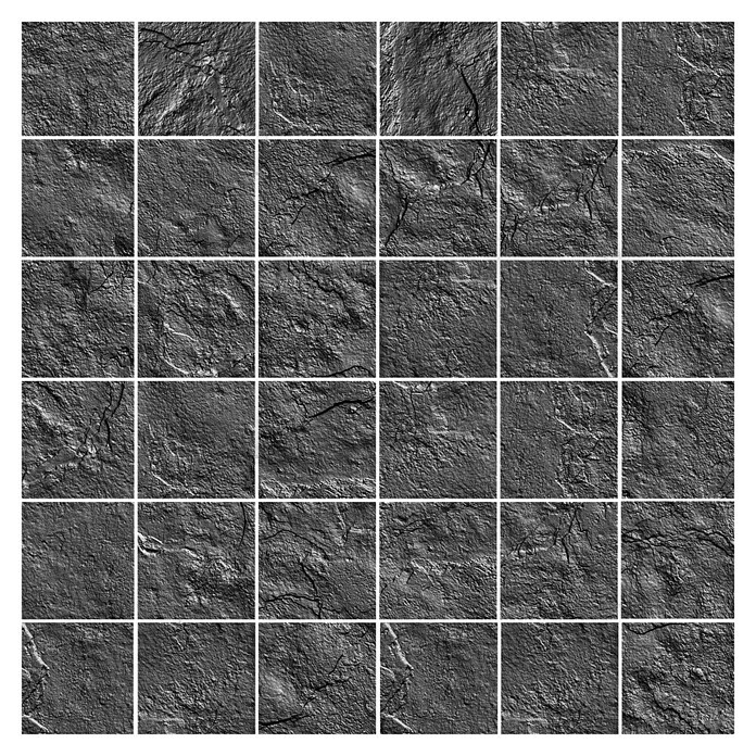 Malla mosaico Gavarnie (29 x 29 cm, Noir, Mate, 8 pzs.) | BAUHAUS