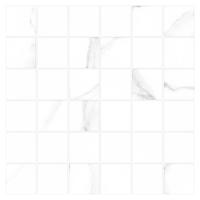 Malla mosaico Calacatta (29 x 29 cm, Blanco, Mate, 8 pzs.) | BAUHAUS