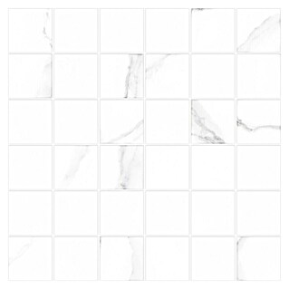 Malla mosaico Calacatta (29 x 29 cm, Blanco, Mate, 8 pzs.)