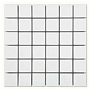 Malla mosaico Pure (30 x 30 cm, Blanco, Satinado, 8 pzs.)