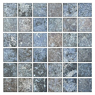 Malla mosaico Bali (29 x 29 cm, Blue, Brillante, 8 pzs.)