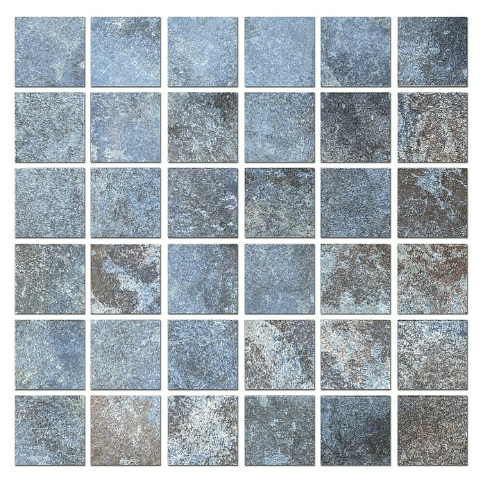Malla mosaico Bali (29 x 29 cm, Blue, Mate, 8 pzs.) | BAUHAUS