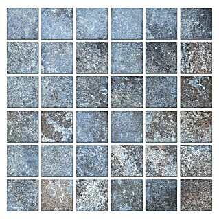 Malla mosaico Bali (29 x 29 cm, Blue, Mate, 8 pzs.)