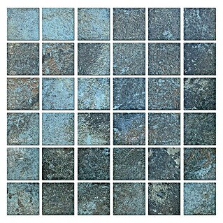 Malla mosaico Bali (29 x 29 cm, Green, Brillante, 8 pzs.)
