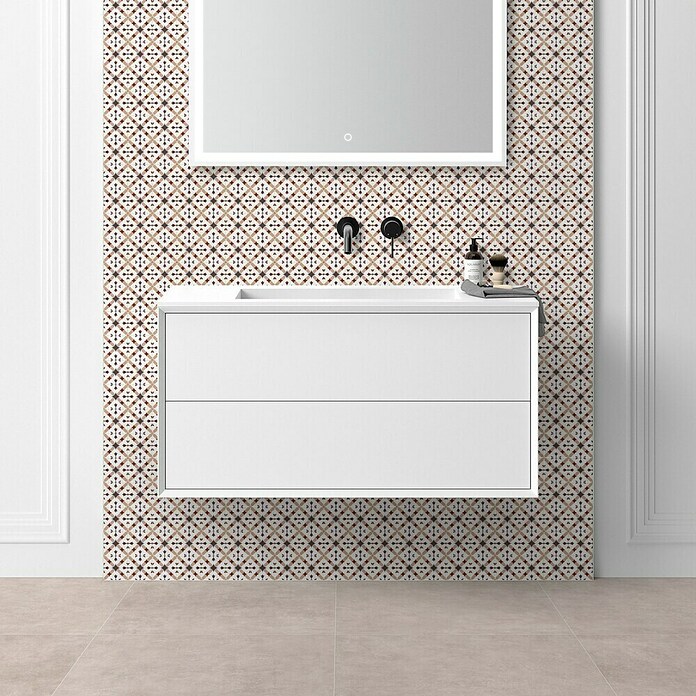 Malla mosaico Prado (29 x 29 cm, Granate, Mate, 8 pzs.) | BAUHAUS
