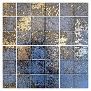 Malla mosaico metal (29 x 29 cm, Blue, Mate, 8 pzs.)
