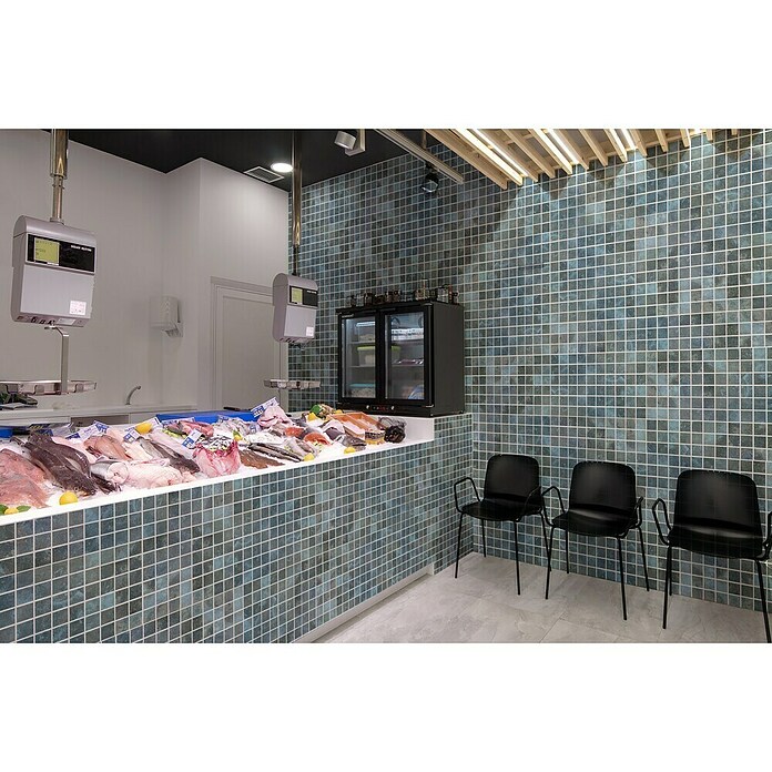 Malla mosaico Bali (29 x 29 cm, Green, Brillante, 8 pzs.) | BAUHAUS