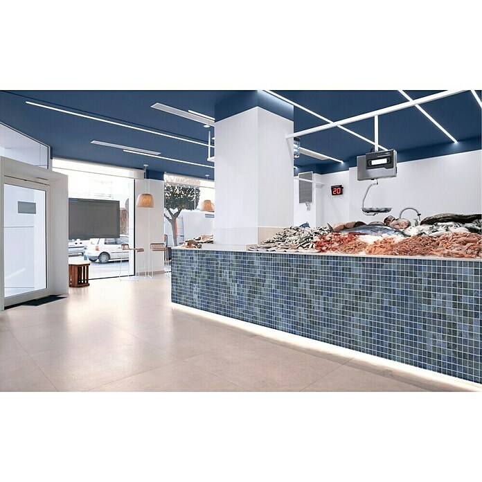 Malla mosaico Bali (29 x 29 cm, Blue, Brillante, 8 pzs.) | BAUHAUS