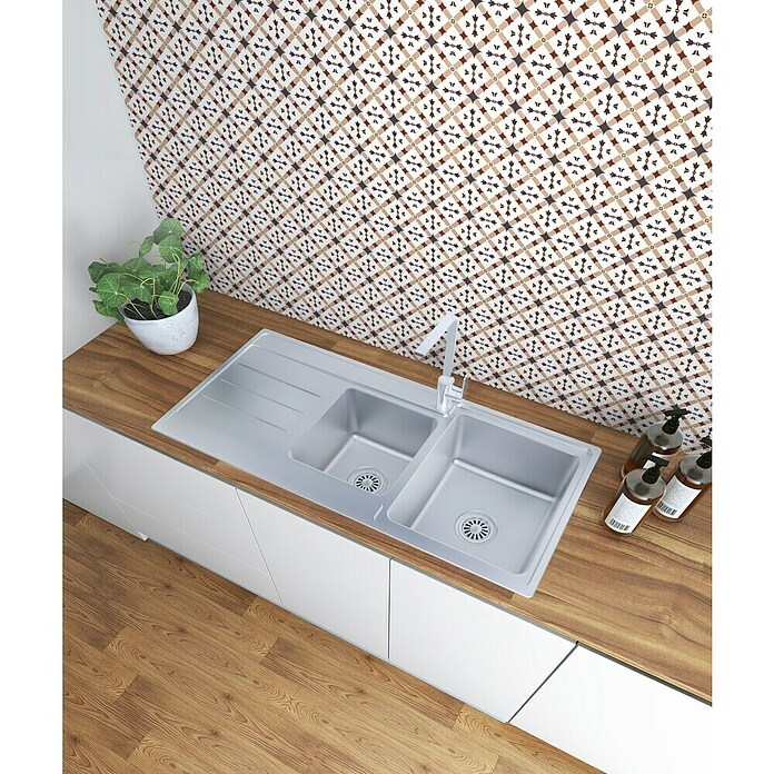Malla mosaico Prado (29 x 29 cm, Granate, Mate, 8 pzs.) | BAUHAUS