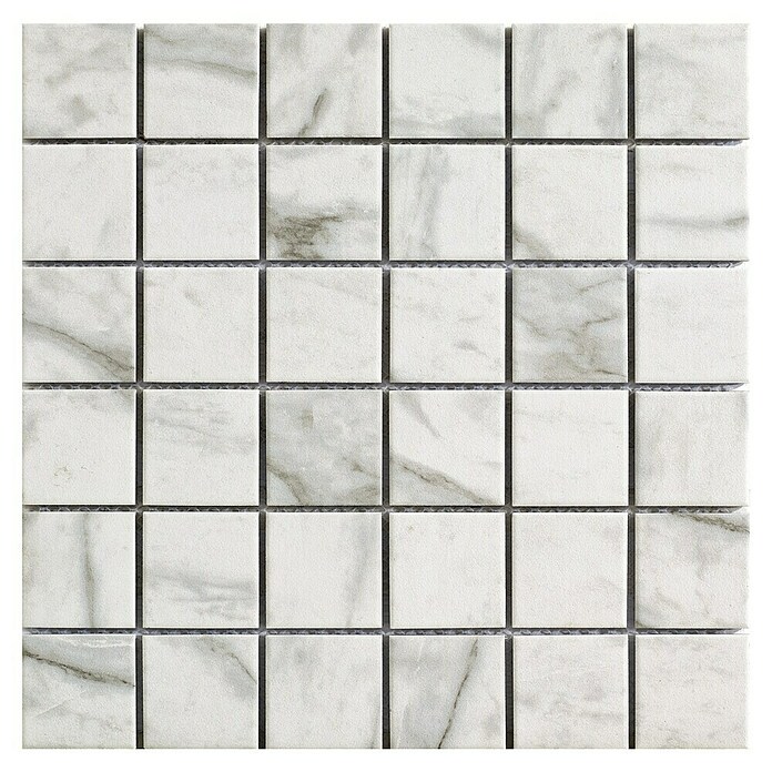 Malla mosaico Tecniq (30 x 30 cm, Calacatta, Mate) | BAUHAUS