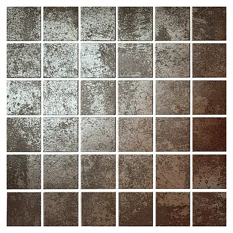 Malla mosaico metal