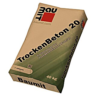 Baumit Trockenbeton 20 (40 kg, Körnung: 0 mm - 8 mm)