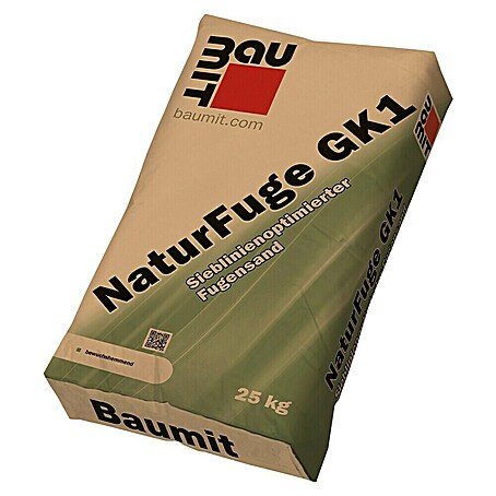 Baumit Fugensand NaturFuge GK 1 (25 kg, Fugenbreite: 3 mm - 8 mm, Körnung: 1 mm)