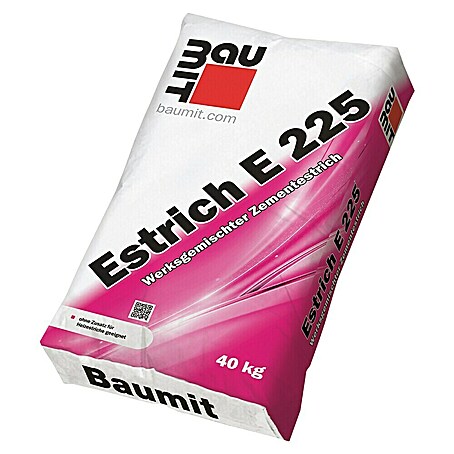 Baumit Estrich E 225 (40 kg, Körnung: 0 mm - 4 mm)