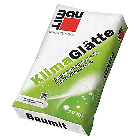 Baumit Kalk-Spachtelmasse KlimaGlätte (20 kg, Körnung: 0,1 mm)