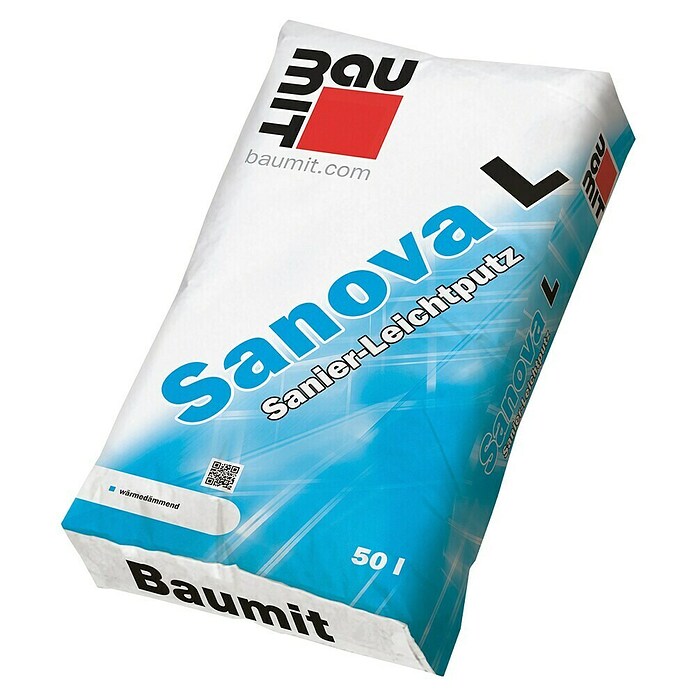 Baumit Kalk-Zement Handputz SanovaPutz L (50 l, Körnung: 2 mm)