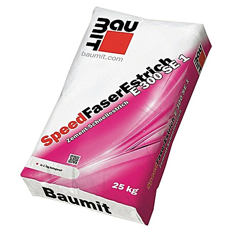 Baumit Estrich Speedfaser E 300 SE 1 (25 kg, Körnung: 4 mm)