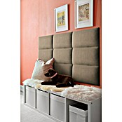 Fllow Deko-Wandpolster Velvet (Taupe, L x B: 60 x 30 cm) | BAUHAUS