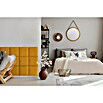 Fllow Wandpolster Velvet (Ocker, L x B: 30 x 30 cm) | BAUHAUS