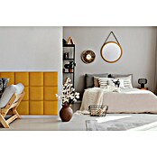 Fllow Wandpolster Velvet (Ocker, L x B: 30 x 30 cm) | BAUHAUS