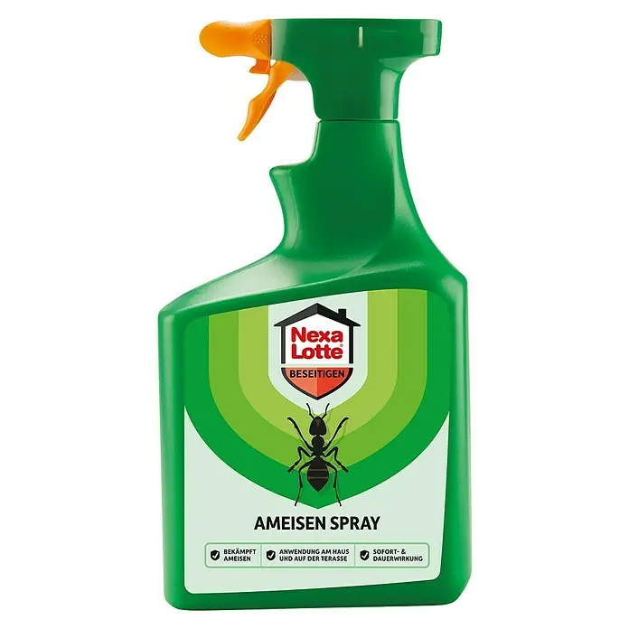 Nexa Lotte Beseitigen Ameisenspray - 750 ml - Das Nexa Lotte Ameisen Spray zur effektiven und dauerhaften Bekämpfung von Ameisen im Haus und auf der Terrasse.