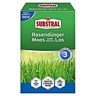 Substral Rasendünger Moos bleibt Chancenlos (Max. Anwendungsfläche: 140 m²)