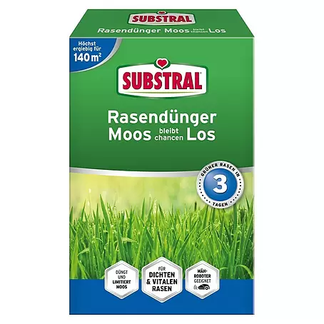 Substral  Rasendünger Moos bleibt Chancenlos